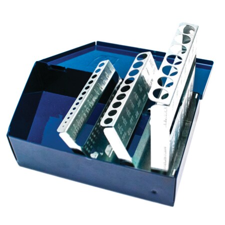 Century Drill And Tool Metal Index Case Empty Holds 29 Fractional Drill Bits 28404